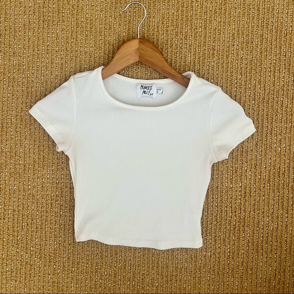 White Crop Top